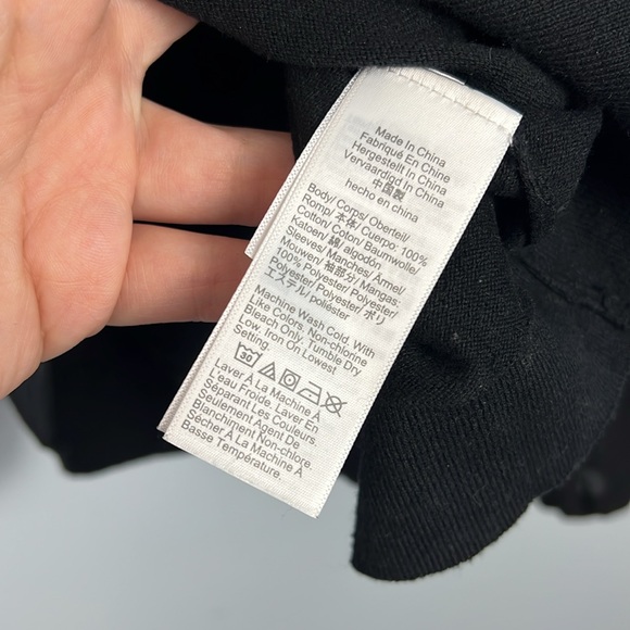 J Crew NWT black bow neck women’s XS sweater - Picture 3 of 7